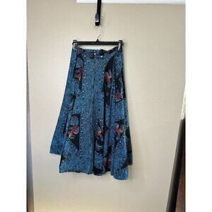 Styled By Gurian Women's Blue Long Skirt maxi‎ skirt full skirt